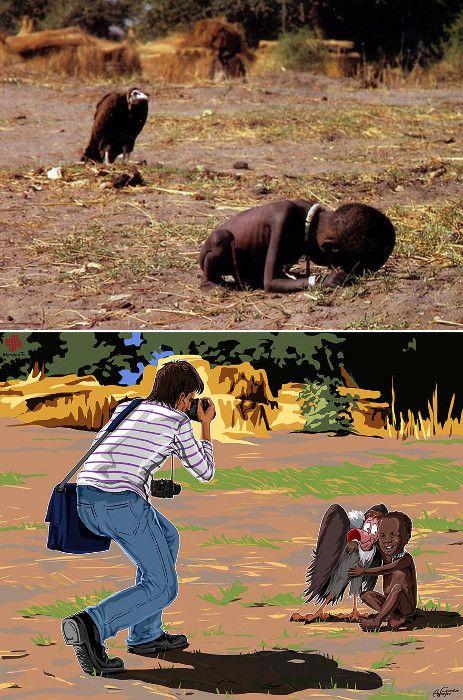 Пулитцеровская премия. Фотограф Kevin Carter (1993). Пулитцеровская премия. Фотограф Kevin Carter (1993).