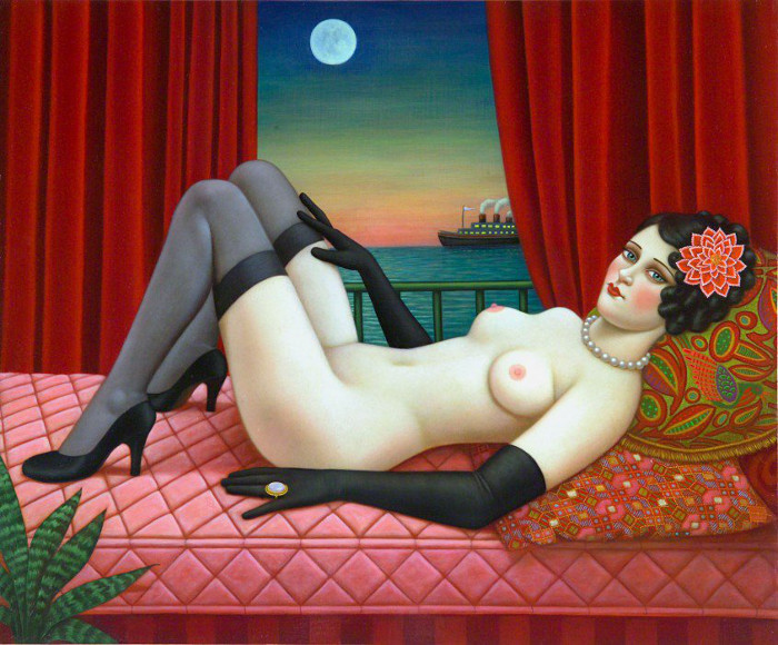 Красота обнаженного женского тела в картинах Колетт Каласционе () Красота обнаженного женского тела в картинах Колетт Каласционе