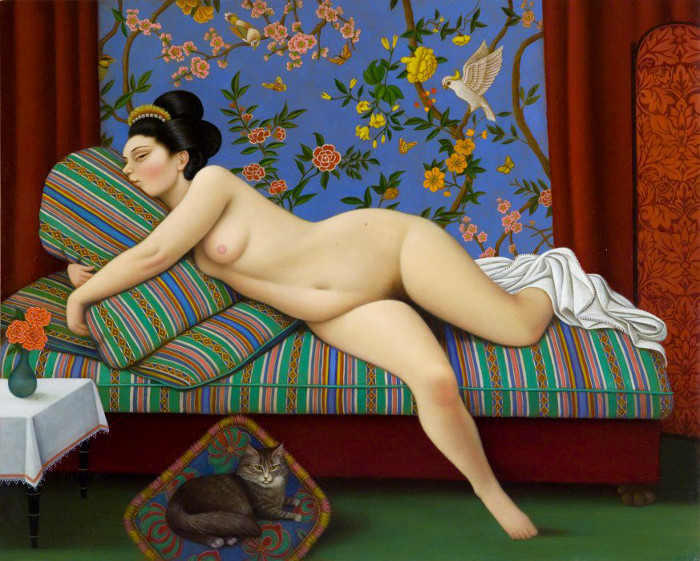 Красота обнаженного женского тела в картинах Колетт Каласционе () Красота обнаженного женского тела в картинах Колетт Каласционе