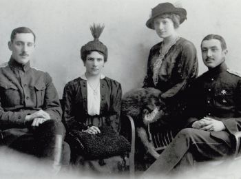 Д.А. И С.С. БОРАТЫНСКИЕ И О.А. ИЛЬИНА-БОРАТЫНСКАЯ С МУЖЕМ К.Б. ИЛЬИНЫМ