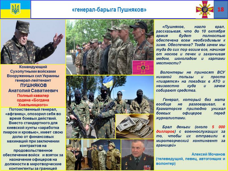 Если бы не генералы... Позорная история украинской армии