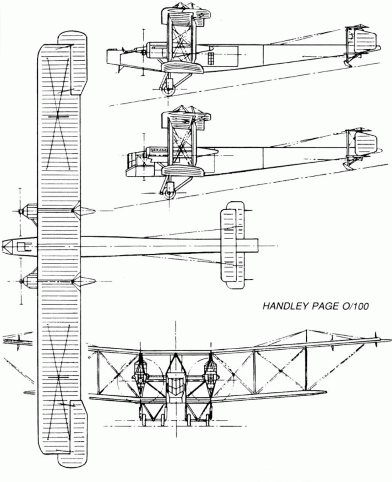 Handley Page 0/100: самый тяжёлый «истребитель» Первой мировой войны Handley Page 0/100: самый тяжёлый «истребитель» Первой мировой войны