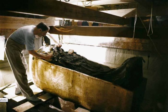 Саркофаг Тутанхомона. Саркофаг Тутанхомона.