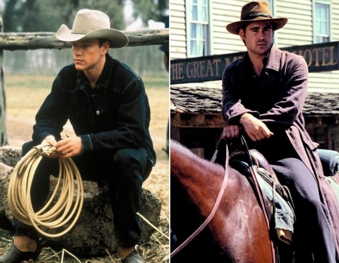 Киноковбои-мачо Мэтт Дэймон и Колин Фаррелл Киноковбои-мачо Мэтт Дэймон и Колин Фаррелл