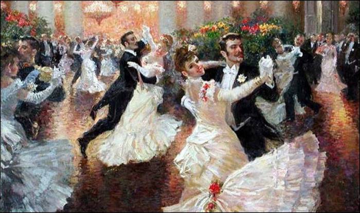 Венский вальс - танец, ставший популярным в 19 веке. Венский вальс - танец, ставший популярным в 19 веке.