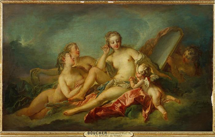 Франсуа Буше. Туалет Венеры, 1749 Франсуа Буше. Туалет Венеры, 1749