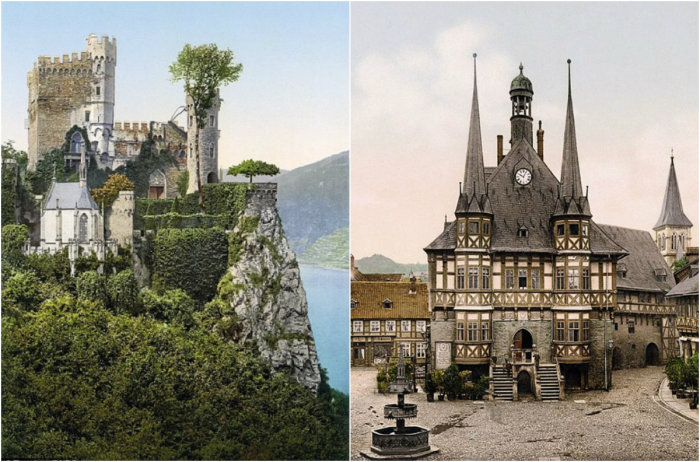 Редкие цветные фотографии Германии. Редкие цветные фотографии Германии.