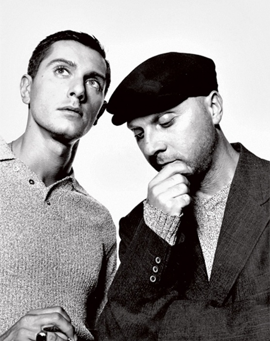 Доменико Дольче и Стефано Габбана в юности. Доменико Дольче и Стефано Габбана в юности.