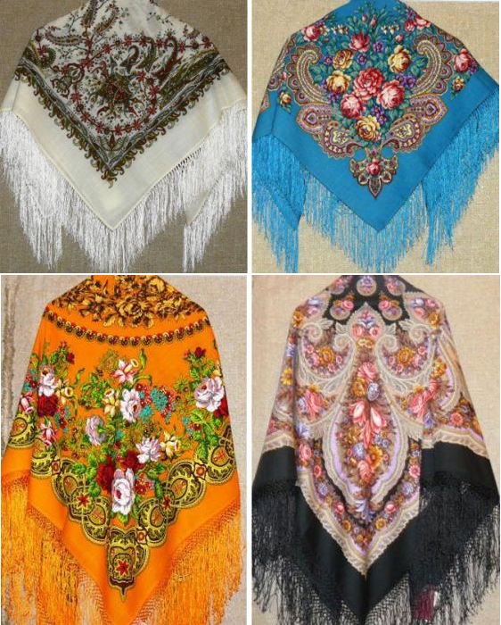 Павловопосадские платки. Павловопосадские платки.