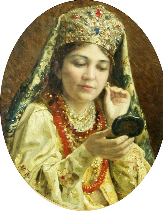 Серьги - еще один показатель статуса девушки. Серьги - еще один показатель статуса девушки.