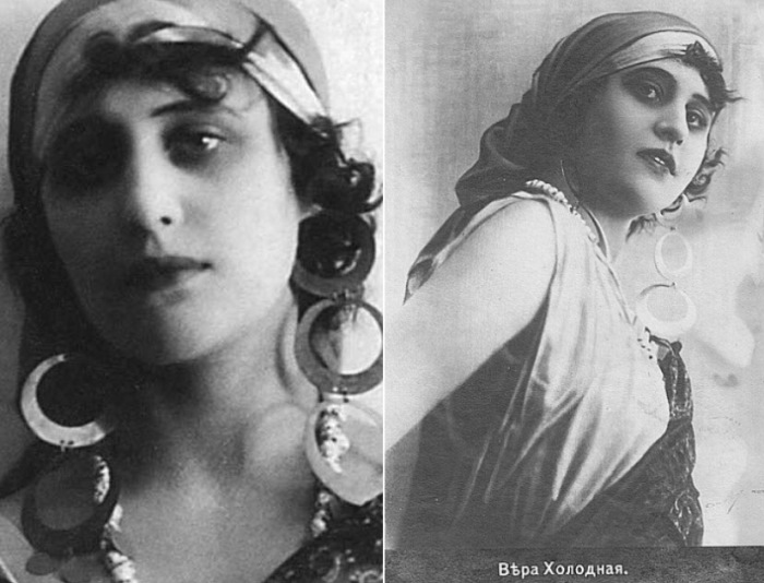Вера Холодная в фильме *Последнее танго*, 1918 Вера Холодная в фильме *Последнее танго*, 1918