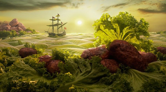 «Съедобный» пейзаж. «Съедобный» пейзаж.