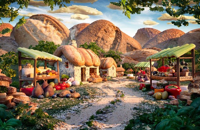 «Хлебная идиллия» от Carl Warner. «Хлебная идиллия» от Carl Warner.