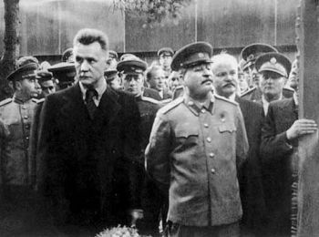 Алексей Косыгин (слева) и Иосиф Сталин. 1948