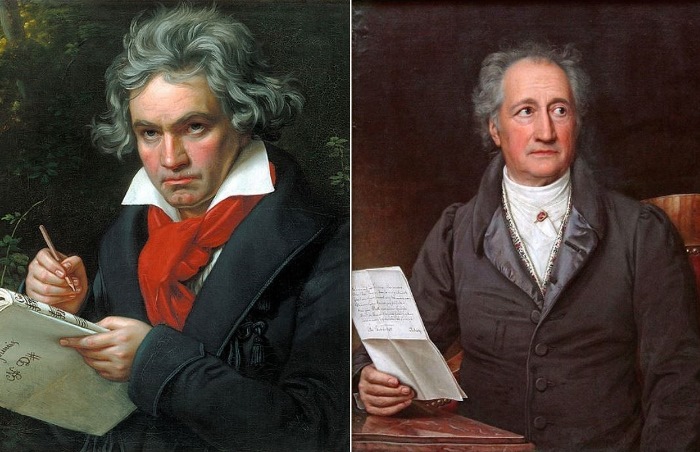 Йозеф Карл Штилер. Портрет Бетховена, 1820. Портрет Гете, 1828 Йозеф Карл Штилер. Портрет Бетховена, 1820. Портрет Гете, 1828