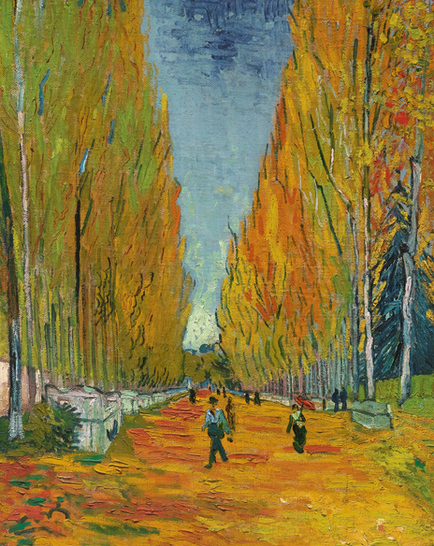 «Аллея Алискамп», Винсент Ван Гог «Аллея Алискамп», Винсент Ван Гог