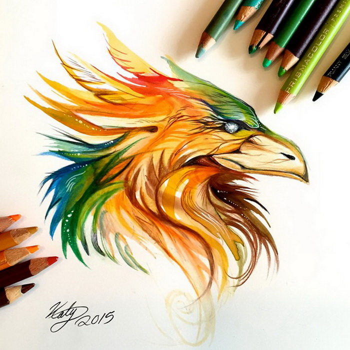 Эмоциональные рисунки животных от Katy Lipscomb Эмоциональные рисунки животных от Katy Lipscomb