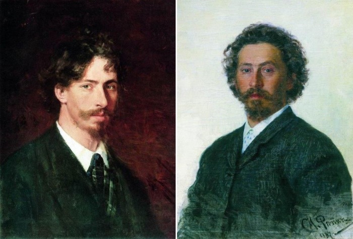 Илья Репин. Автопортреты 1878 и 1887 гг. Илья Репин. Автопортреты 1878 и 1887 гг.