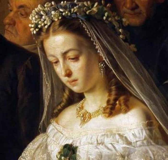 Василий Пукирев. Неравный брак, 1862. Фрагмент Василий Пукирев. Неравный брак, 1862. Фрагмент