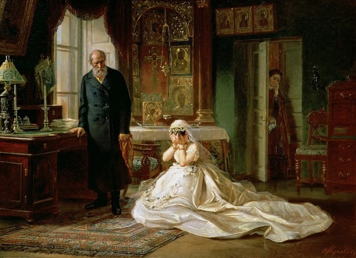 Фирс Журавлев. Перед венцом, 1874 Фирс Журавлев. Перед венцом, 1874