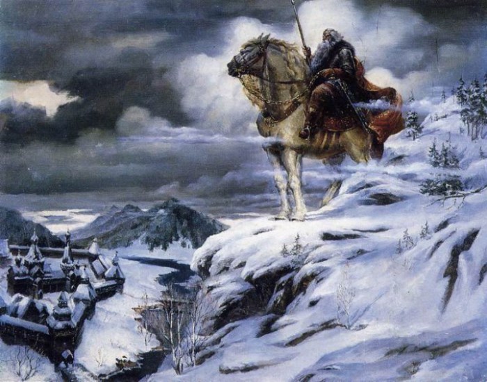 Святогор — богатырь-великан настолько большой и сильный, что даже Мать — Сыра Земля не могла его выдержать. Святогор — богатырь-великан настолько большой и сильный, что даже Мать — Сыра Земля не могла его выдержать.