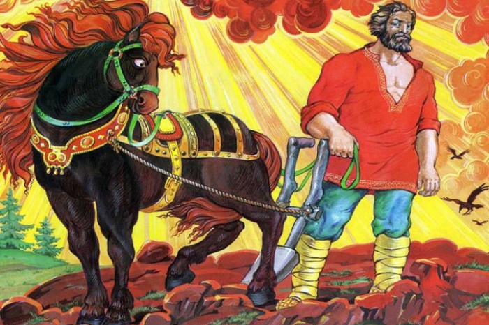 Легендарный пахарь-богатырь, с которым нельзя биться, потому что «весь род Микулов любит Мать — Сыра Земля». Легендарный пахарь-богатырь, с которым нельзя биться, потому что «весь род Микулов любит Мать — Сыра Земля».