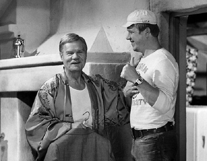 Наиболее интересные актёры Михаил Пуговкин и Михаил Кокшенов на кинопробе фильма. Наиболее интересные актёры Михаил Пуговкин и Михаил Кокшенов на кинопробе фильма.