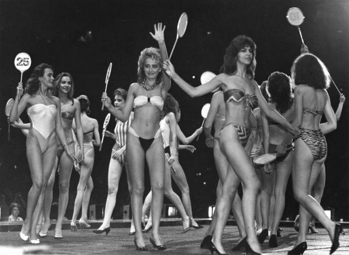 Участницы первого в СССР конкурса красоты. Участницы первого в СССР конкурса красоты.