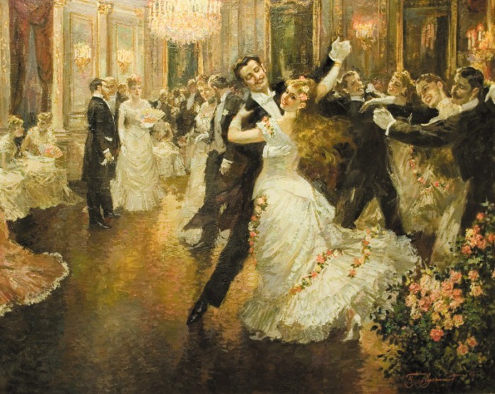 В. Первунинский. Под звуки вальса В. Первунинский. Под звуки вальса