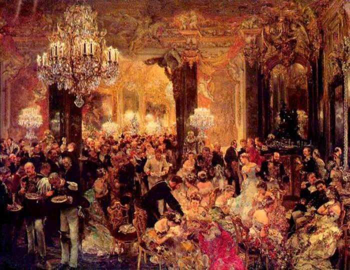 А. Менцель. Бал с ужином А. Менцель. Бал с ужином