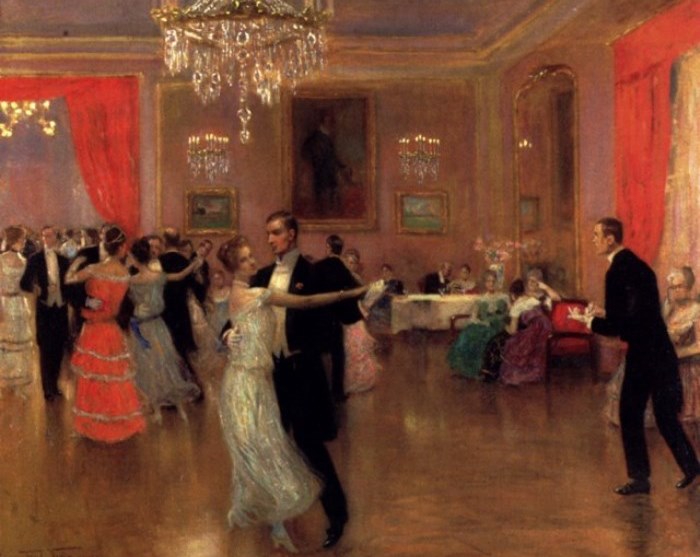 Ф. Везин. На балу Ф. Везин. На балу