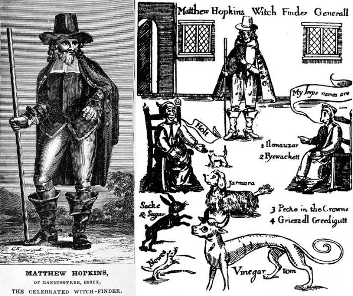 Мэтью Хопкинс и его книга *Раскрытие ведьм* Мэтью Хопкинс и его книга *Раскрытие ведьм*