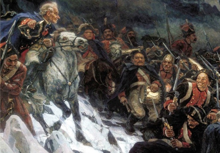 Переход Суворова через Альпы. Переход Суворова через Альпы.