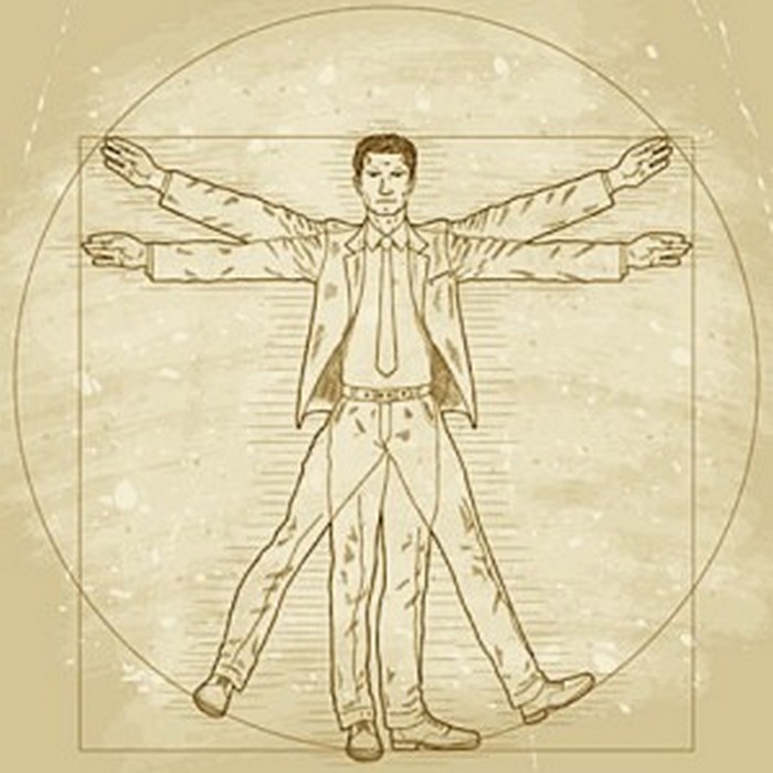 Витрувианский человек. Витрувианский человек.