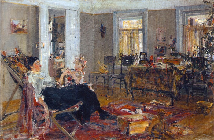 Н. Фешин. Елка, 1917 Н. Фешин. Елка, 1917