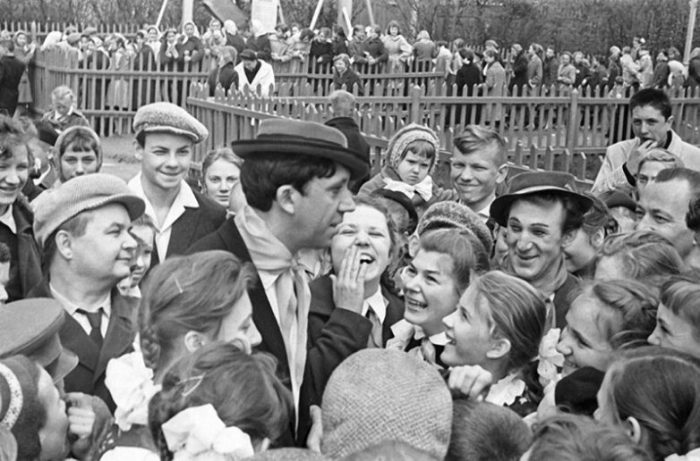 Встреча со зрителями, 1962 год. Встреча со зрителями, 1962 год.