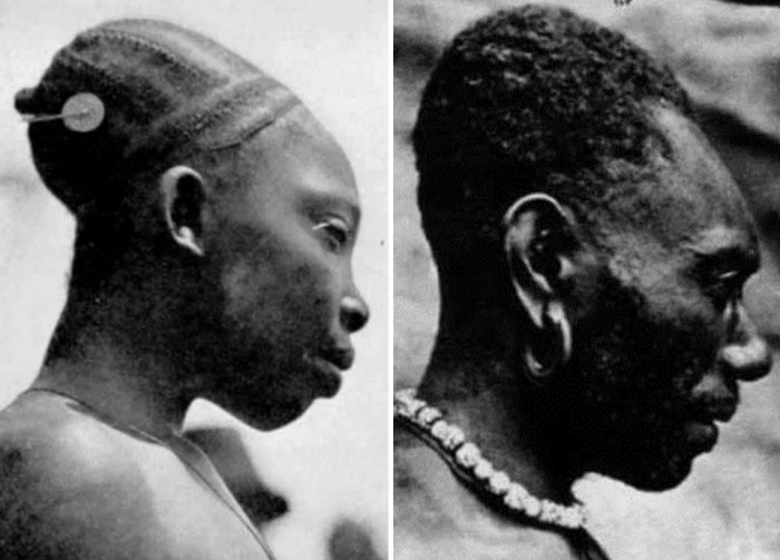 Деформированные черепа представителей африканских племен