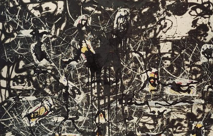 Желтые острова. Картина Джексона Поллока. Желтые острова. Картина Джексона Поллока.