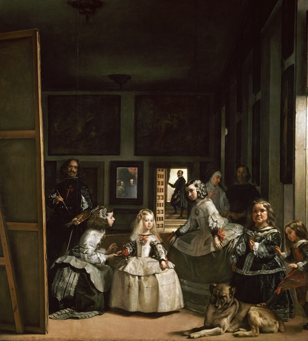 В центре картины находится инфанта Маргарита Тереза. В центре картины находится инфанта Маргарита Тереза.