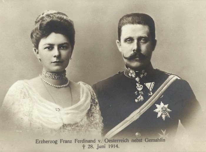 Эрцгерцог Франц Фердинанд и герцогиня Гогенберг (София Хотек) | Фото: upyourpic.org