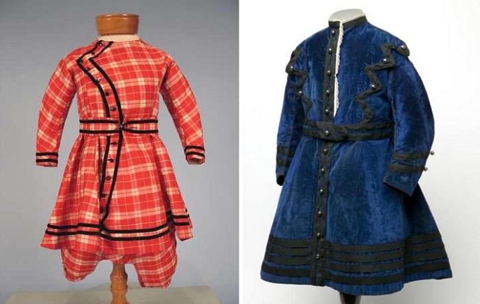 Платья для мальчиков 19 века.