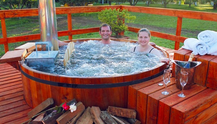 Ванная на свежем воздухе. Ванная на свежем воздухе.