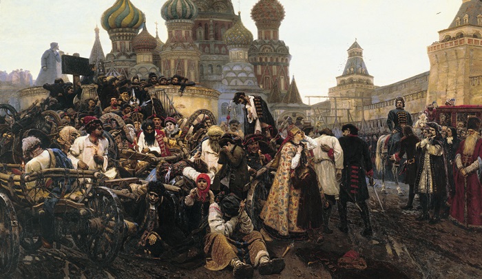 В. Суриков. Утро стрелецкой казни, 1881 В. Суриков. Утро стрелецкой казни, 1881