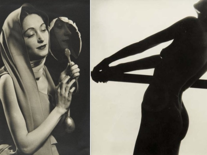 Ман Рэй. Слева – *Нуш Элюар с зеркалом*, 1935. Справа – *Нуш Элюар*, 1936. Снимок из книги стихов Поля Элюара | Фото: 0rchid-thief.livejournal.com Ман Рэй. Слева – *Нуш Элюар с зеркалом*, 1935. Справа – *Нуш Элюар*, 1936. Снимок из книги стихов Поля Элюара | Фото: 0rchid-thief.livejournal.com