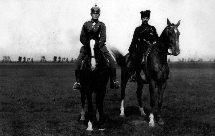 Генерал фон дер Гольц и Командующий Западной Добровольческой армией генерал-майор Бермонт-Авалов.