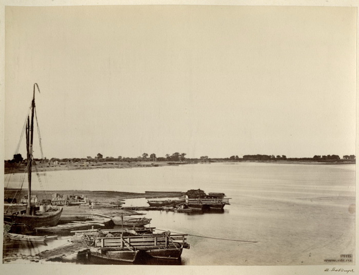 Дон у Цимлянской станицы. 1875-1876 год. Дон у Цимлянской станицы. 1875-1876 год.