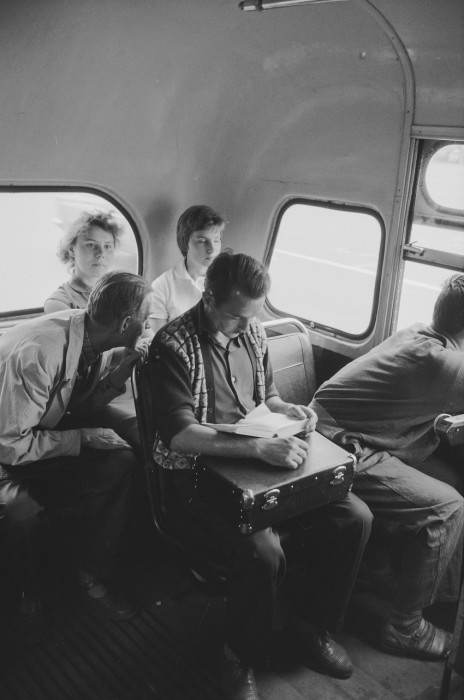 Поездка на работу. Москва, 1960-е годы. Поездка на работу. Москва, 1960-е годы.