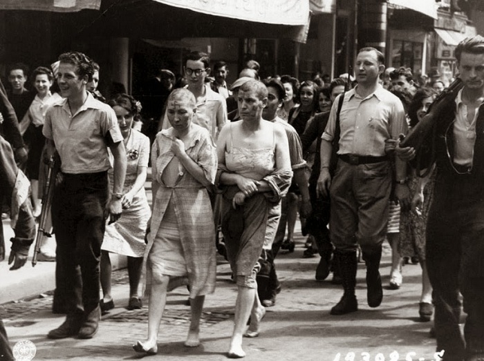 Публичные унижения француженок после окончания Второй мировой войны. Публичные унижения француженок после окончания Второй мировой войны.