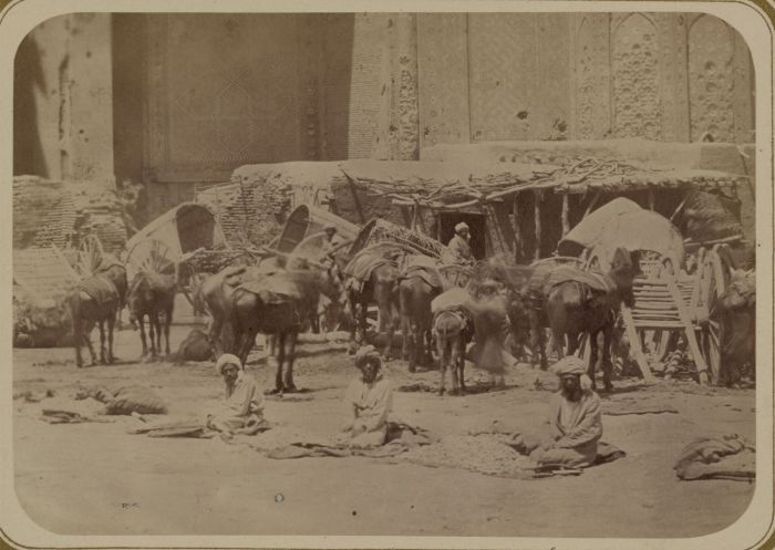 Торговля хлопком. Средняя Азия, конец XIX века. 