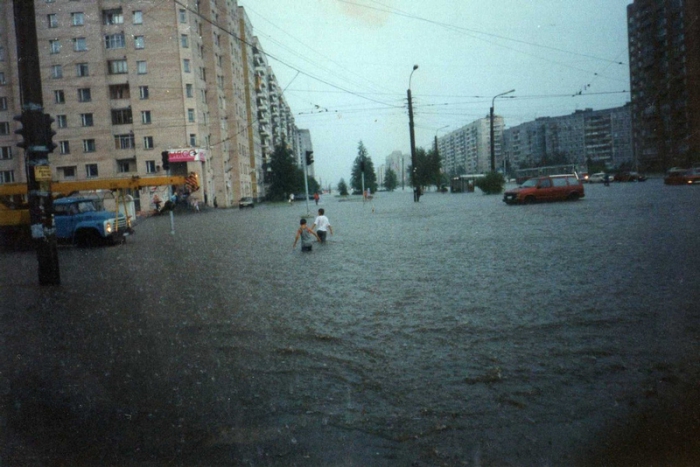 Выход Невы из берегов, 1982 год.